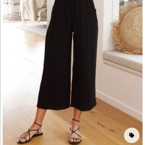 LOFT Wide Leg Crop Pants